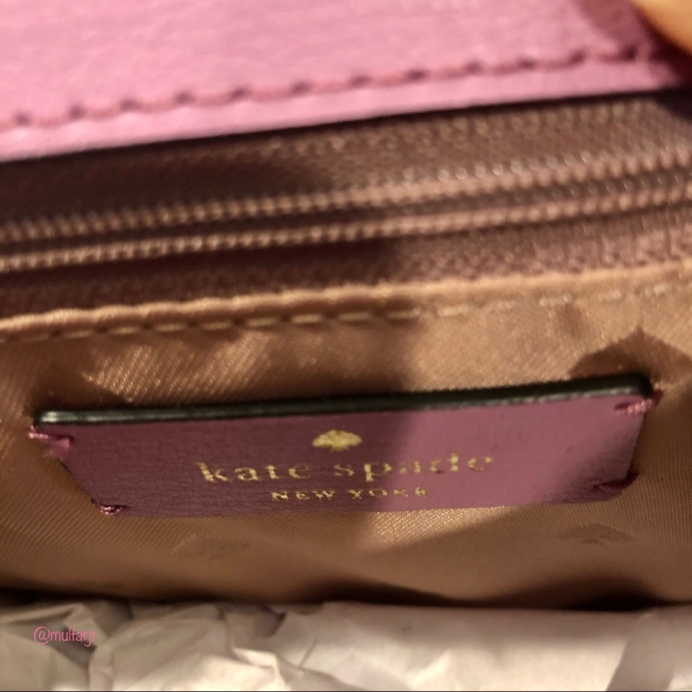 ♠️ Kate Spade ♠️ Robyn Exotic Saddle Bag - Picture 14 of 16